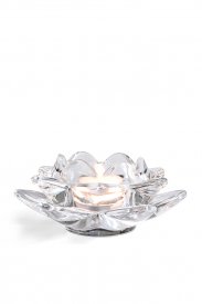candle holder-glass-Flower