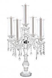 GLORIA (H80 cm) Floor/table candelabra, candle holder 5-arms