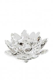 candle holder-crystal-Lotus