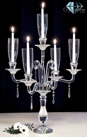 candelabra-candle holder-crystal-Nouveau