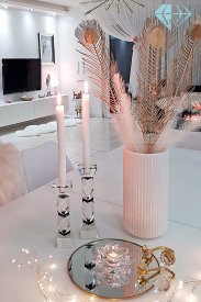 candle holder-crystal-Royal
